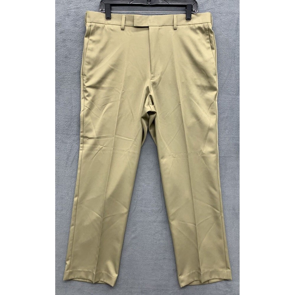 Perry Ellis America Pants Mens Size 34 X 29 Beige Business Work Career RN 37763